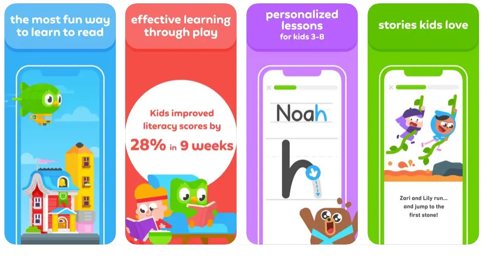 آموزش زبان با Duolingo ABC برای کودکان ورژن 1.21.0